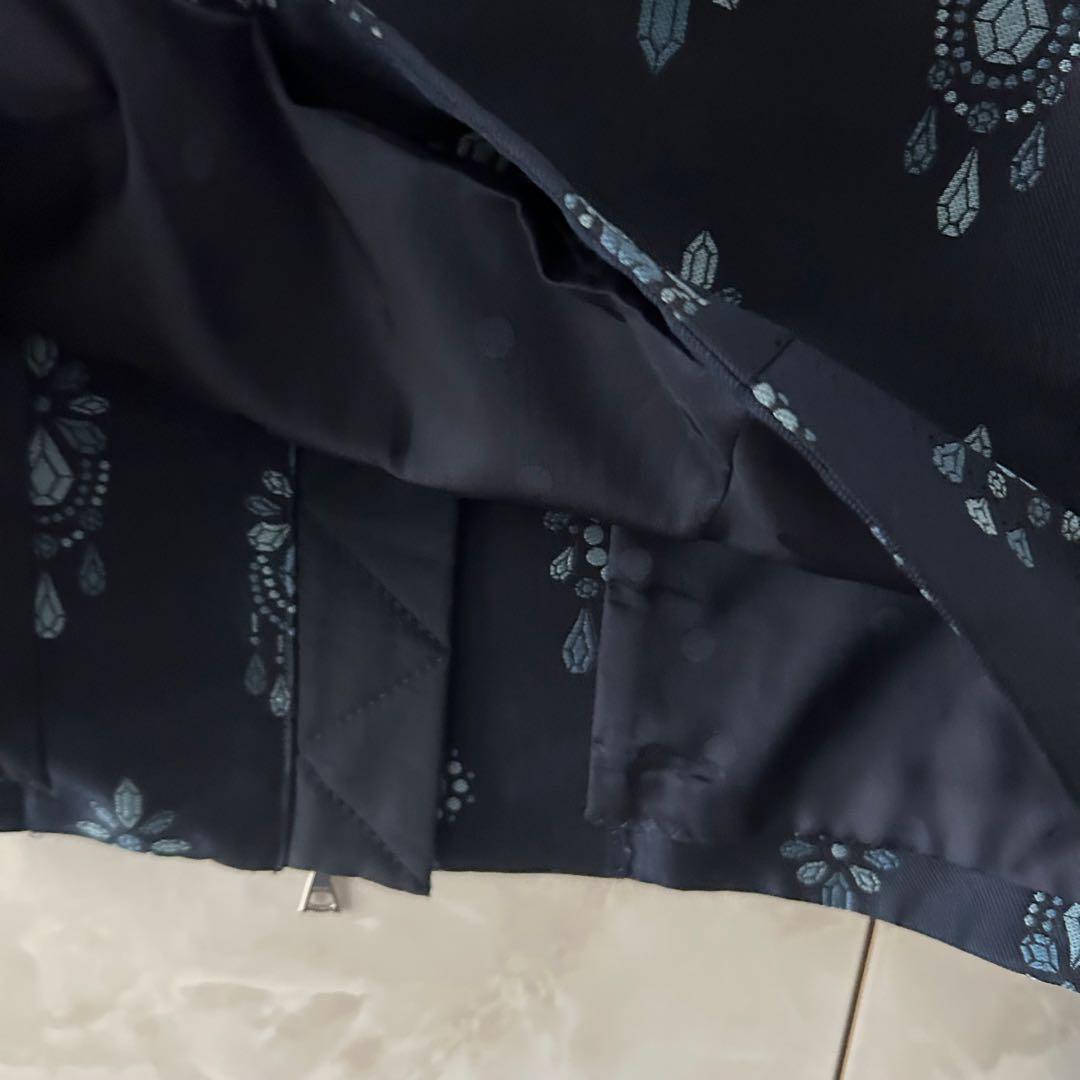 CHONO チョノ　豪華　刺繍　ジャケット　ブルゾン　ネイビー　F