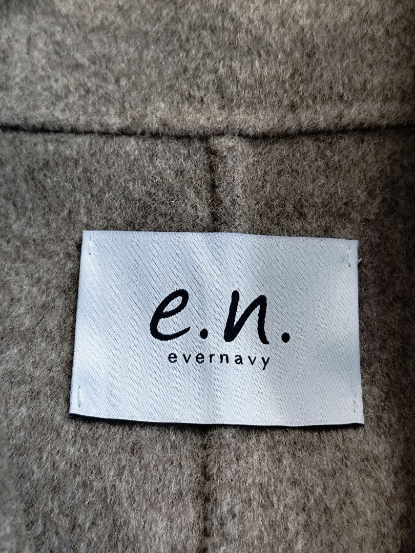 【美品】evernavy エバーネイビー リバー ピーコート ベージュ