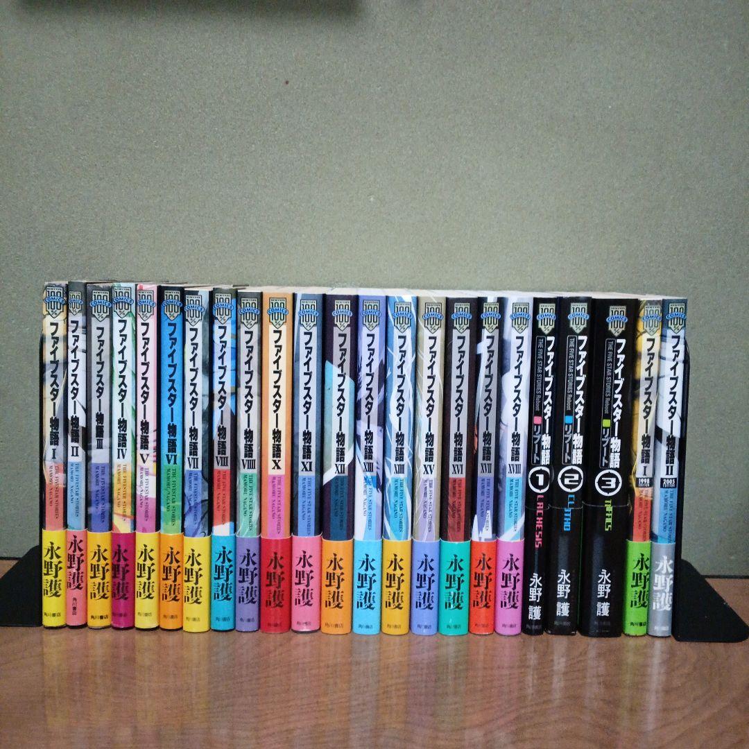 ファイブスター物語 1～18、 Reboot 1～3、edition 2冊