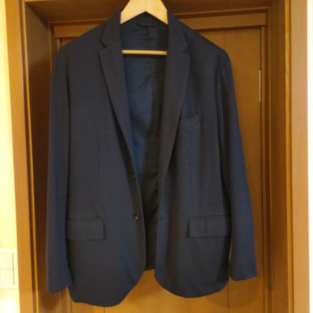 エンポリオアルマーニ ネイビー ジャージー ジャケット