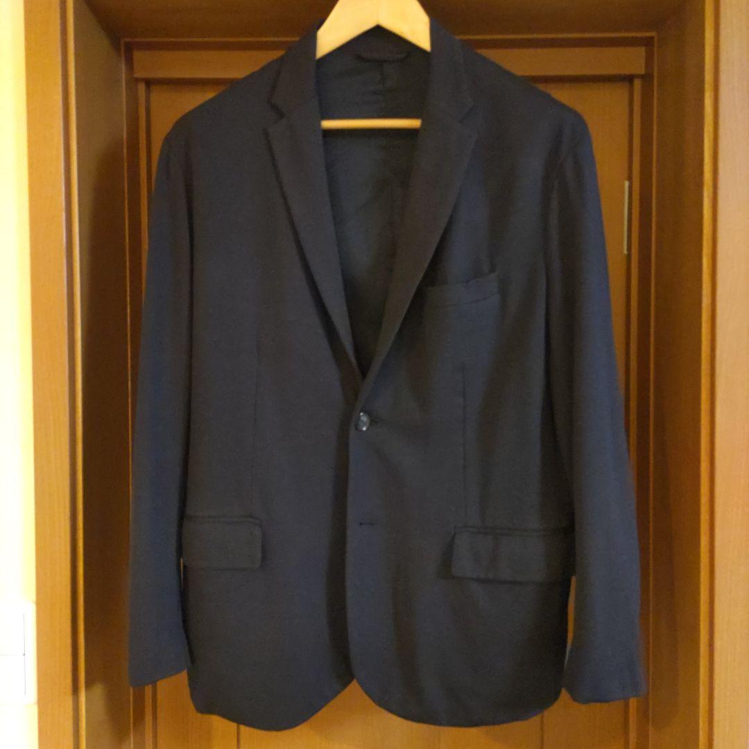 エンポリオアルマーニ ネイビー ジャージー ジャケット