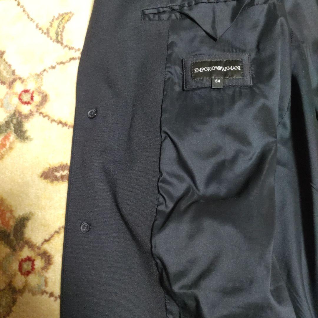 エンポリオアルマーニ ネイビー ジャージー ジャケット