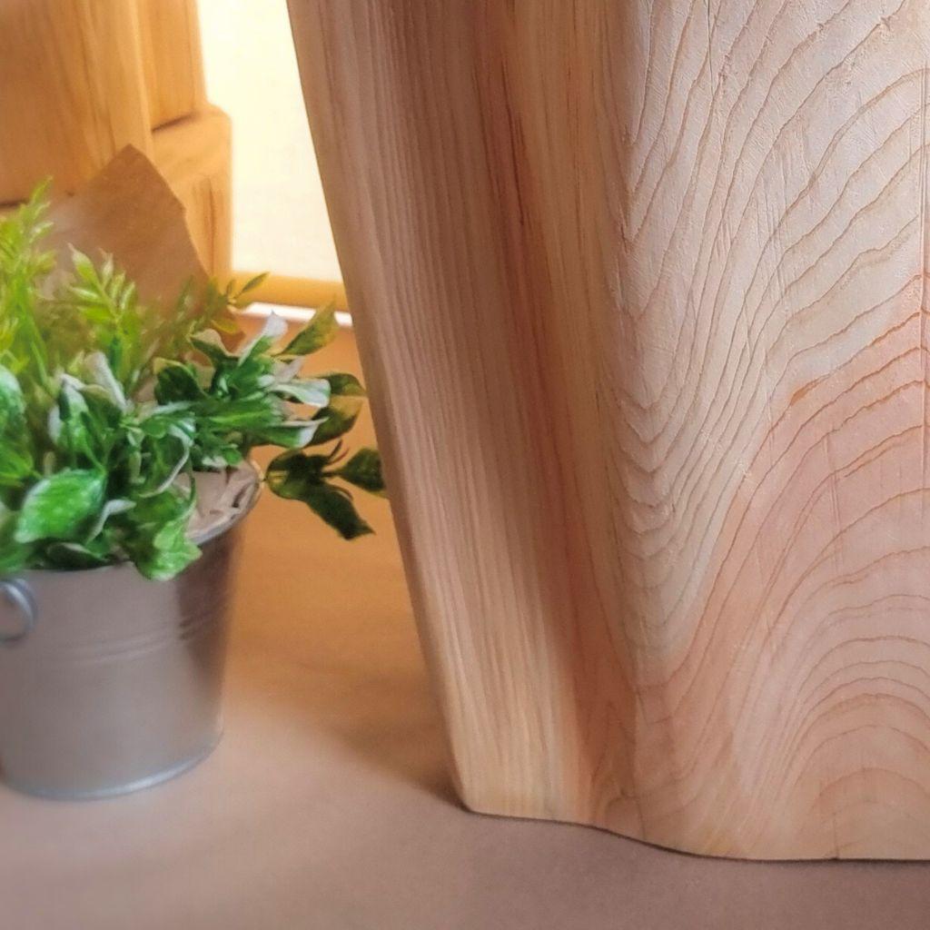 東濃ひのき 高さ37幅38 切株スツール・テーブル・無垢無塗装・オーガニック