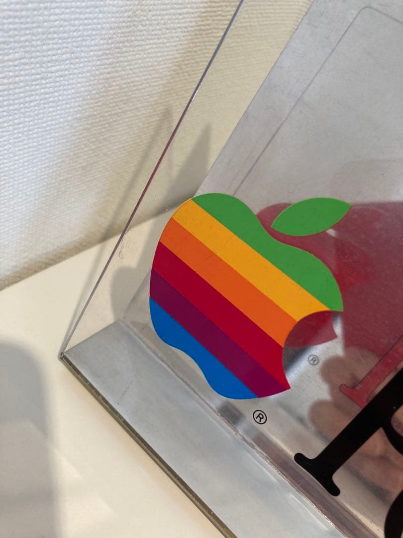 【非売品レア】Apple レインボー Mac アクリルスタンド