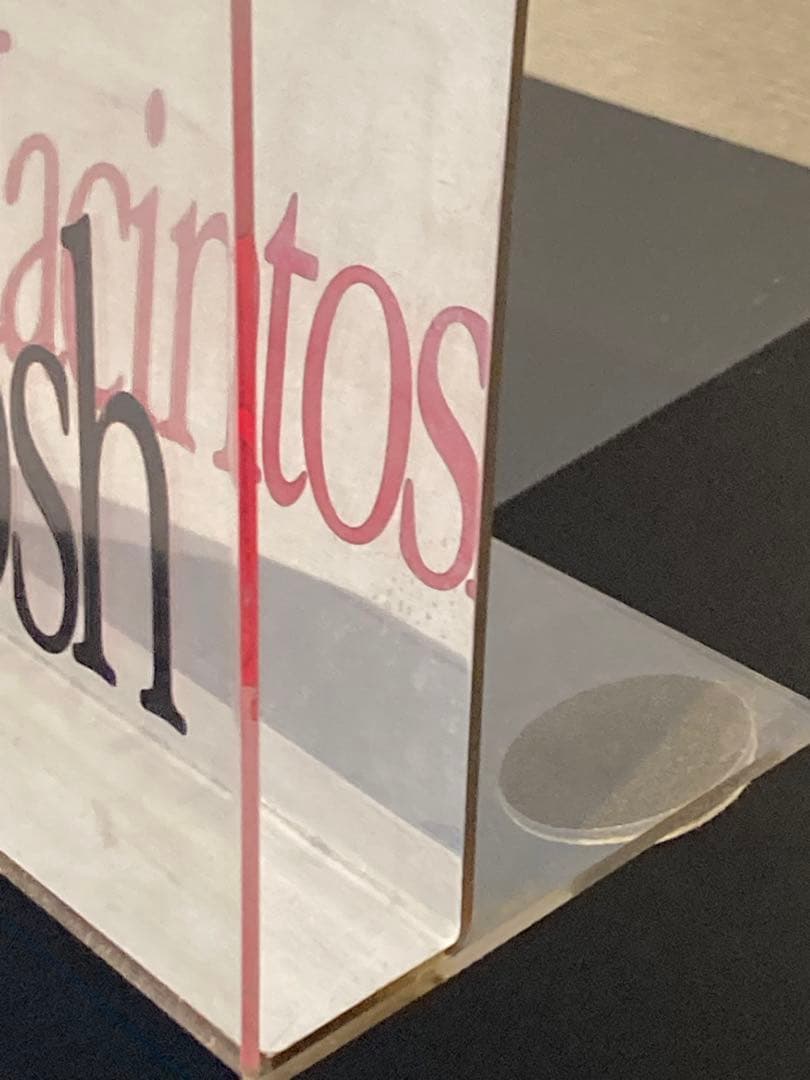 【非売品レア】Apple レインボー Mac アクリルスタンド