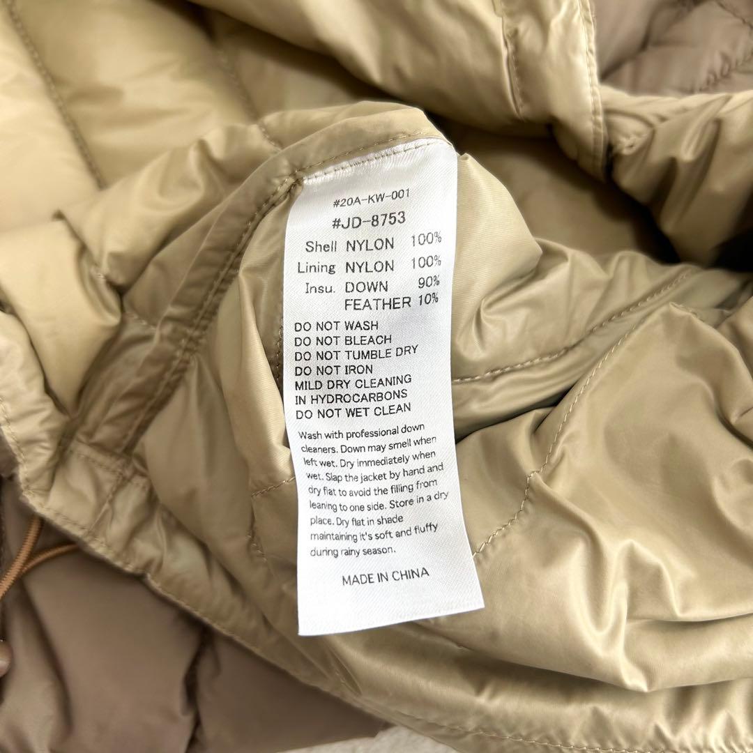 DANTON ダントン インナーダウンベスト 42 カーキ ユニセックス