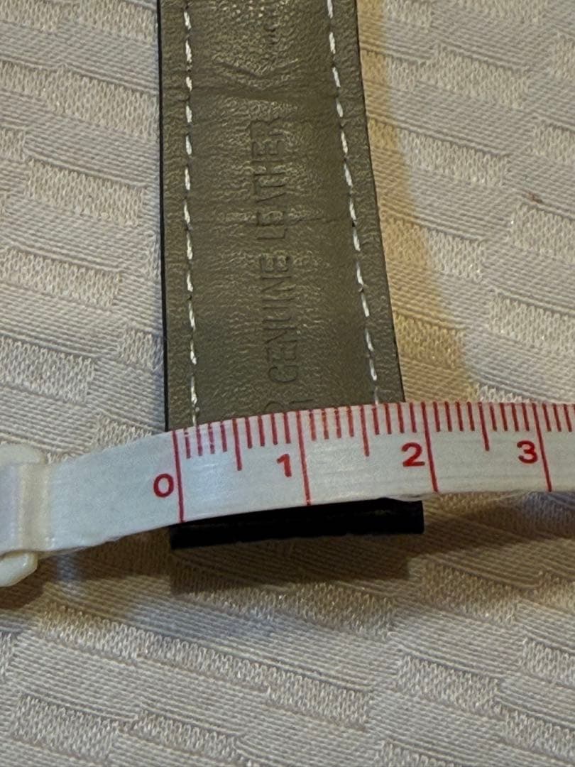 TAG Heuer レザーベルト グレー