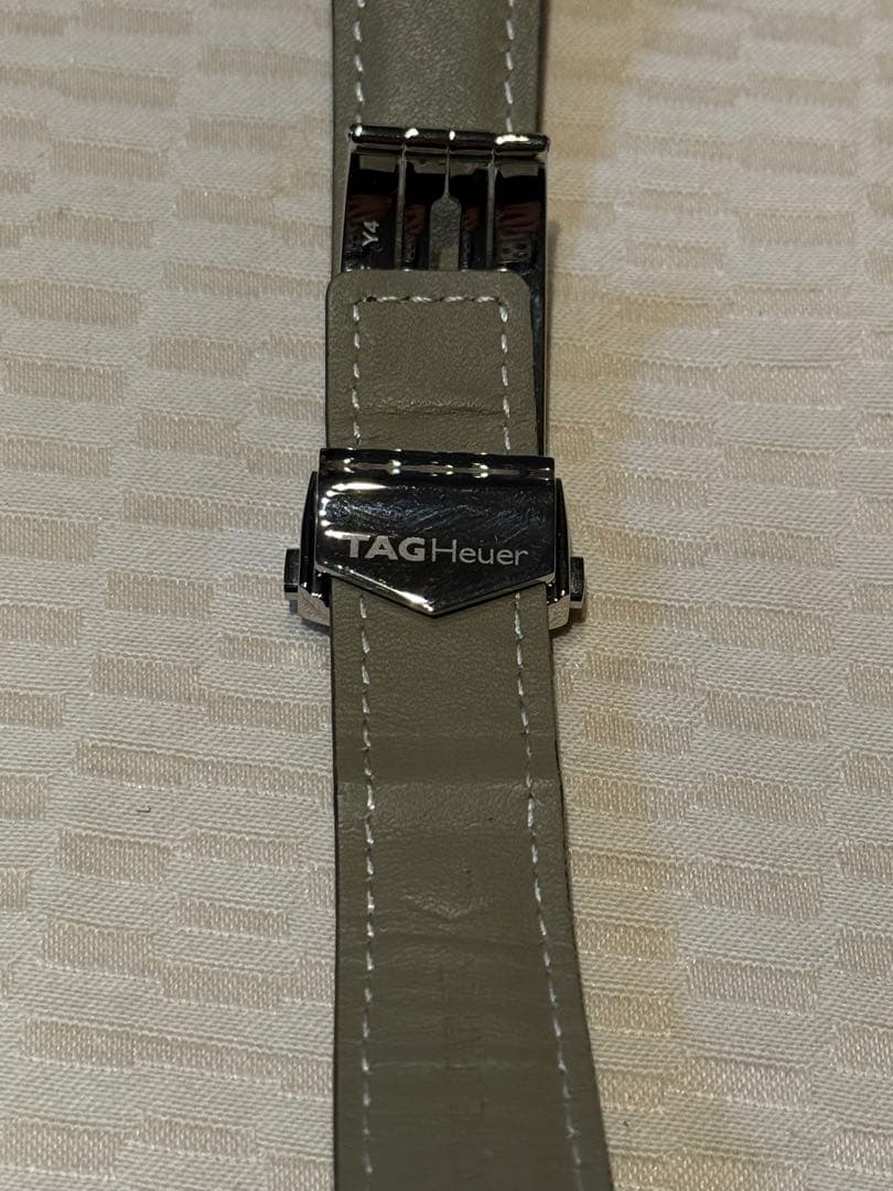 TAG Heuer レザーベルト グレー