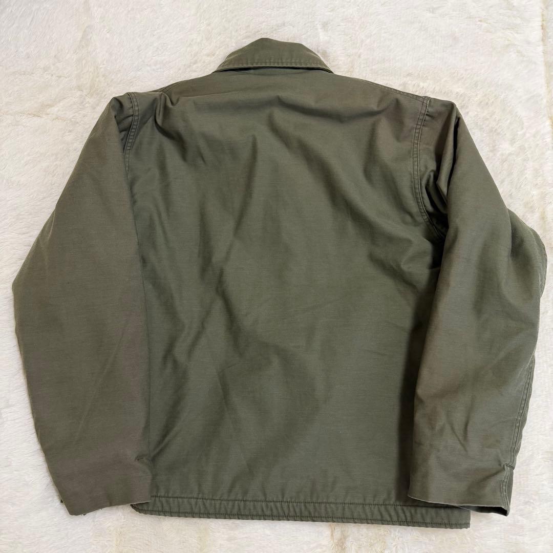 【値下】 US NAVY A-2 デッキジャケット　アメリカ海軍　実物　後期