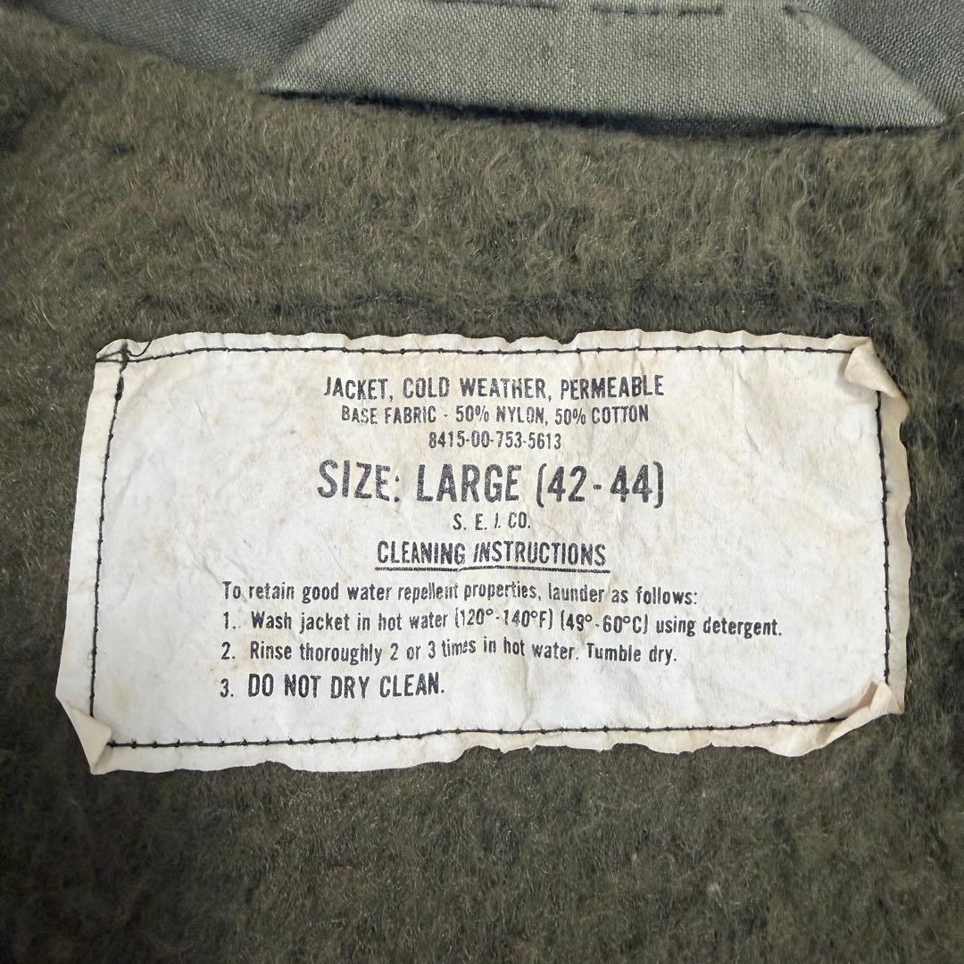 【値下】 US NAVY A-2 デッキジャケット　アメリカ海軍　実物　後期