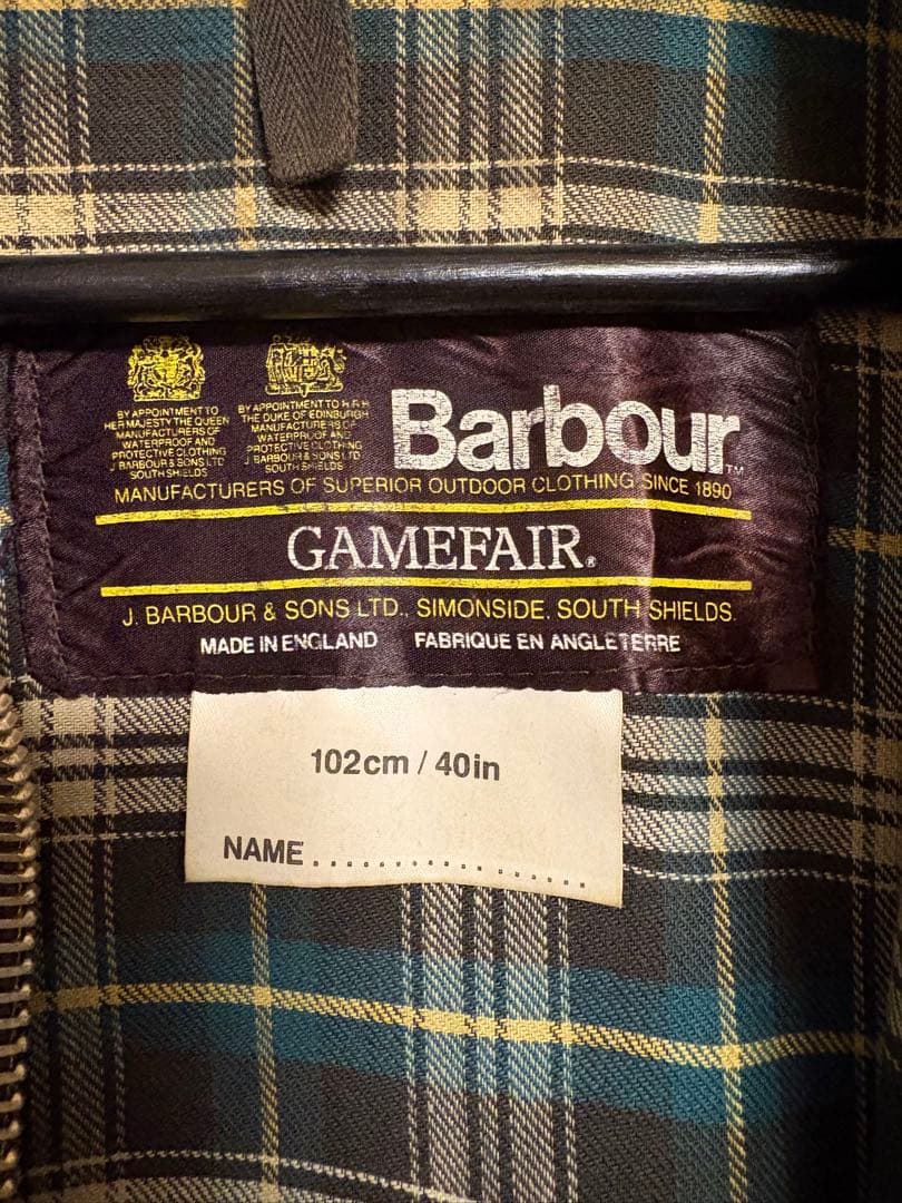 ジャケット・アウター 1980s Barbour Gamefair c40