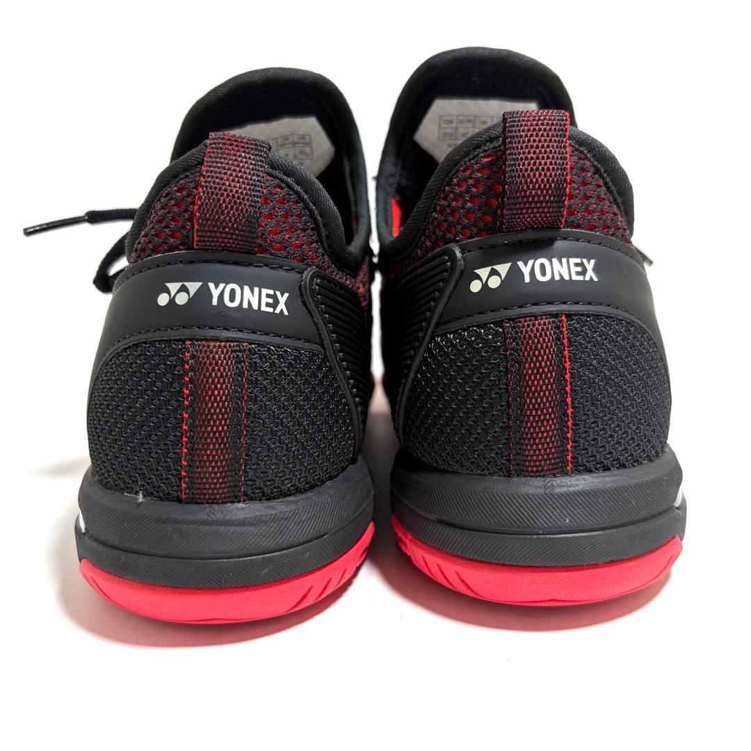 極美品☆YONEX フュージョンレブ3 テニスシューズ ブラック 27cm