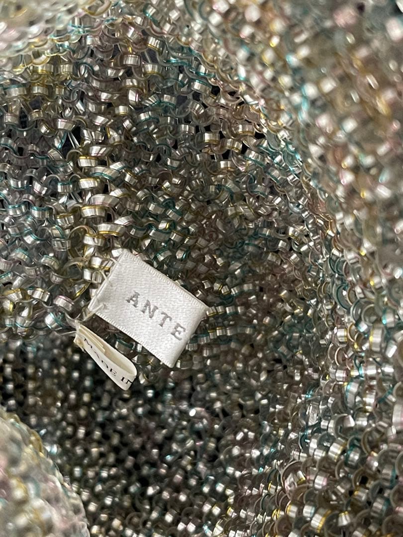 Ｒ✨美品✨アンテプリマ ワイヤーバッグ シャンパンゴールド しずく型 ドロップ型