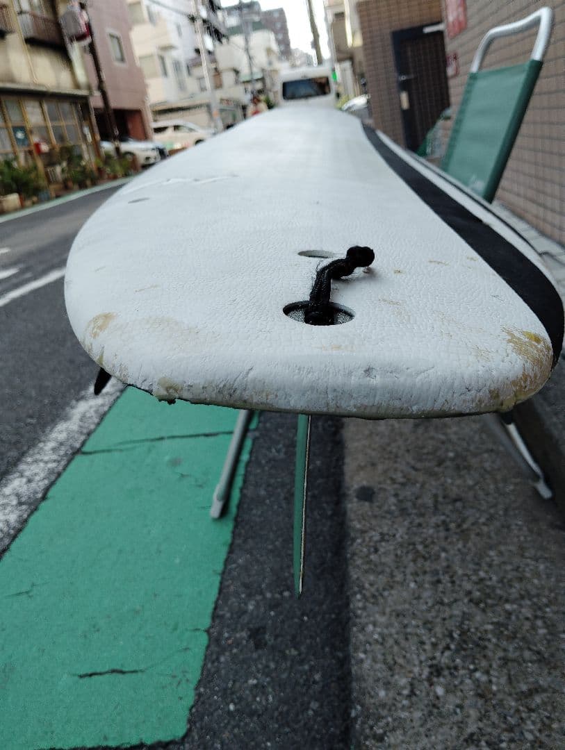 ファンボードソフトボードロングボード8.0クロコダイルスキン 横浜市南区引き取り