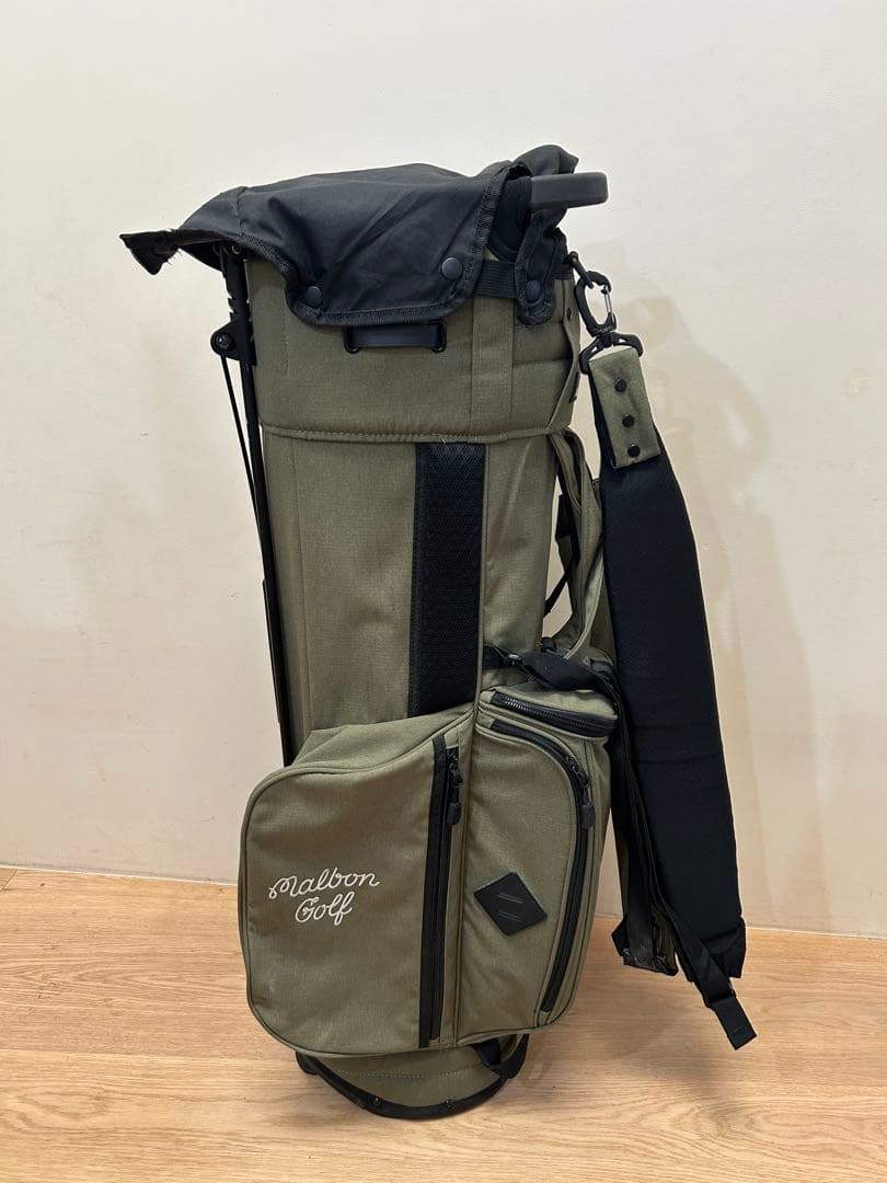 Malbon Golf キャディバッグ オリーブグリーン