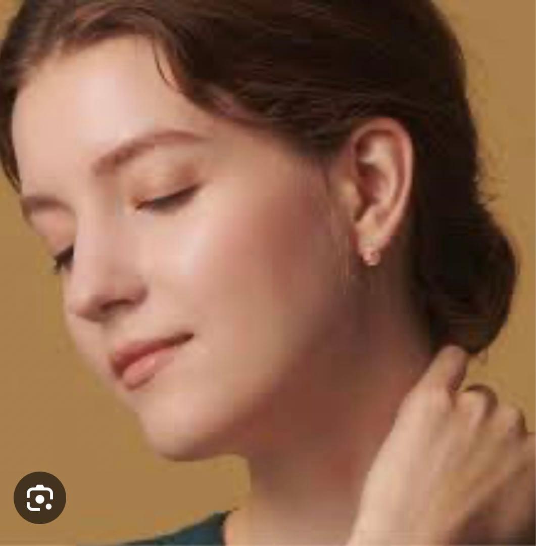 アガット　agete カメオ　ピアス　鳥　 シェルカメオ　k10