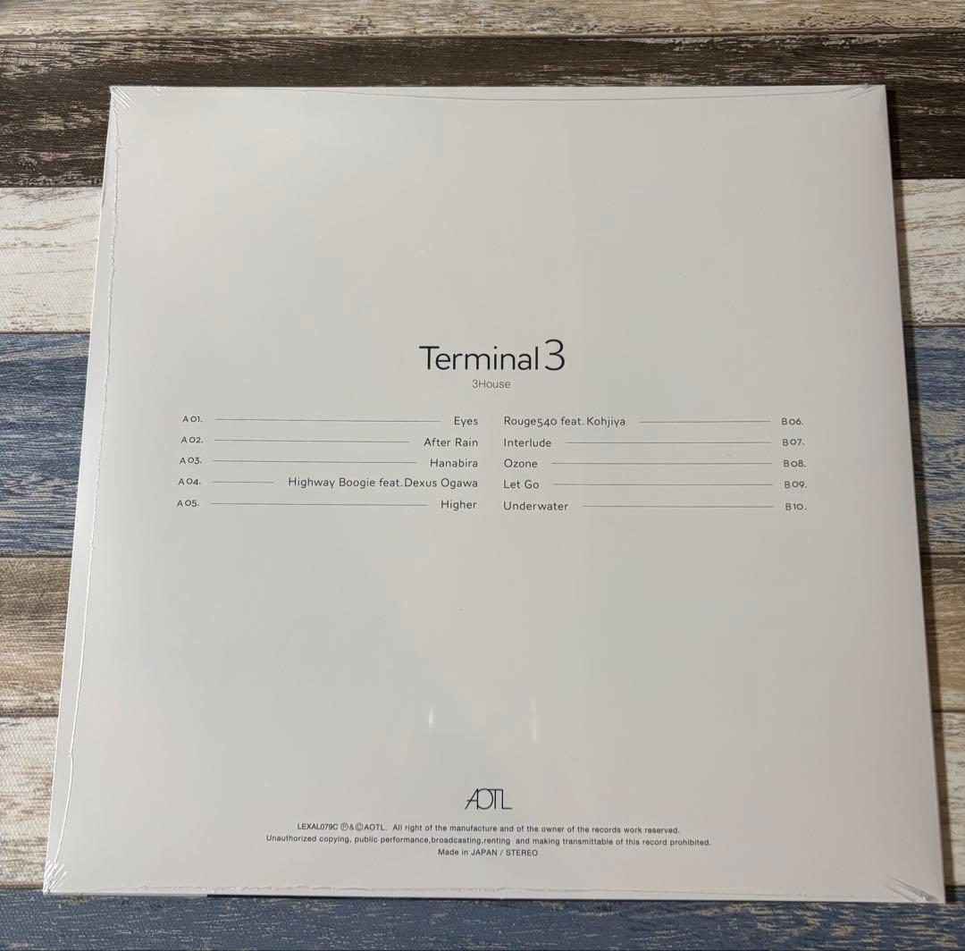 【レコード】【新品未開封】3House Terminal 3 Vinyl LP