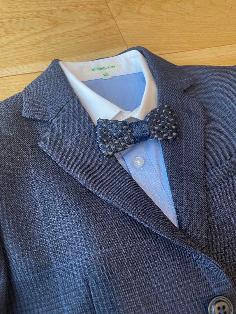 極美品♡BEAMS mini 120 フォーマル　ネイビー　セレモニー