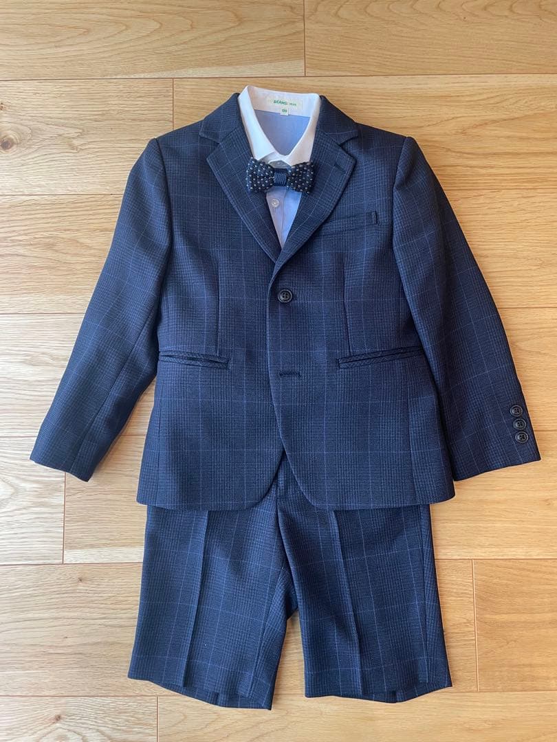 極美品♡BEAMS mini 120 フォーマル　ネイビー　セレモニー
