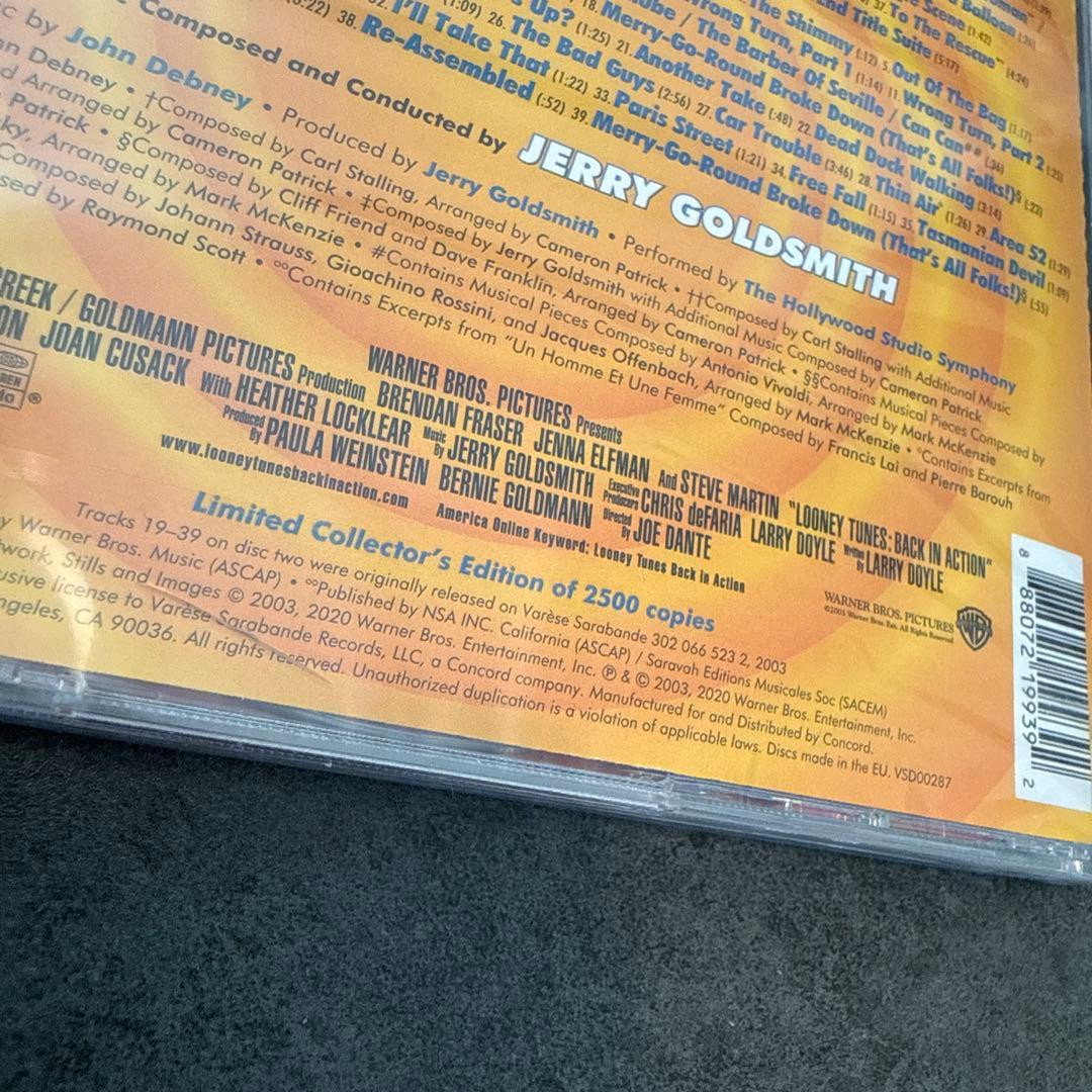 廃盤サントラCD「ルーニー・テューンズ・バッグ・イン・アクション」DX ED
