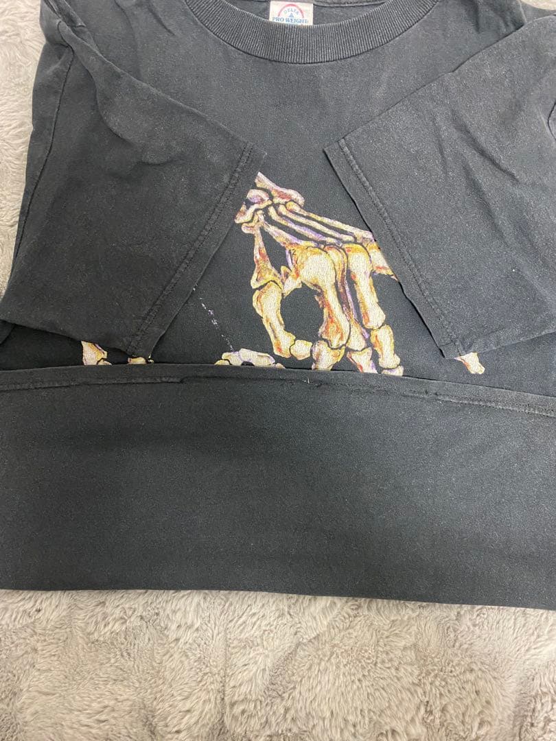 00s KORN TOUR BONE HAND SIGN Tシャツ M