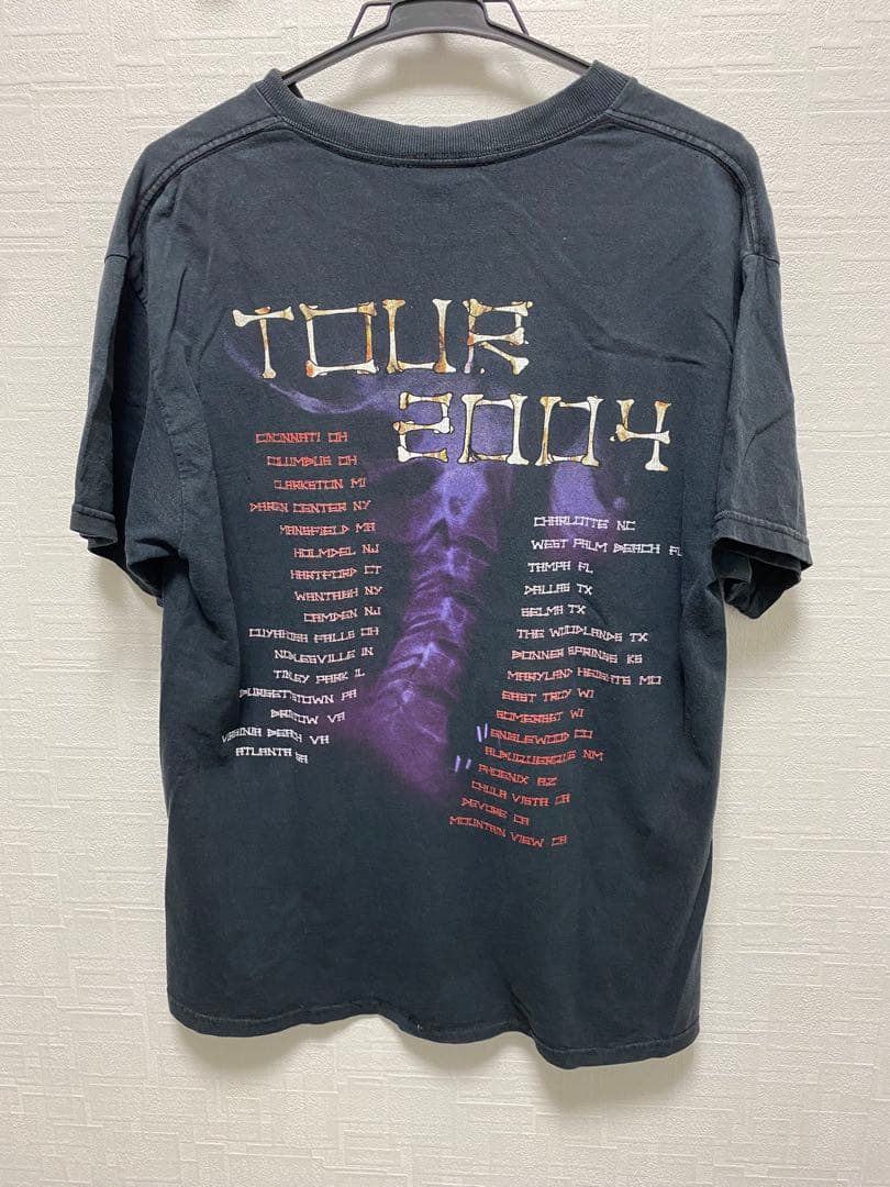 00s KORN TOUR BONE HAND SIGN Tシャツ M