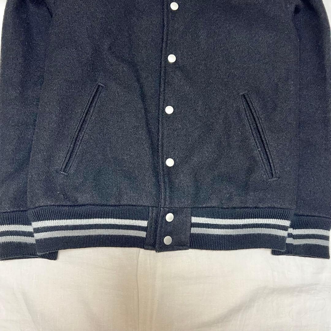 FIDELITY メルトン スタジャン 黒 M USA製 アメカジ ミリタリー