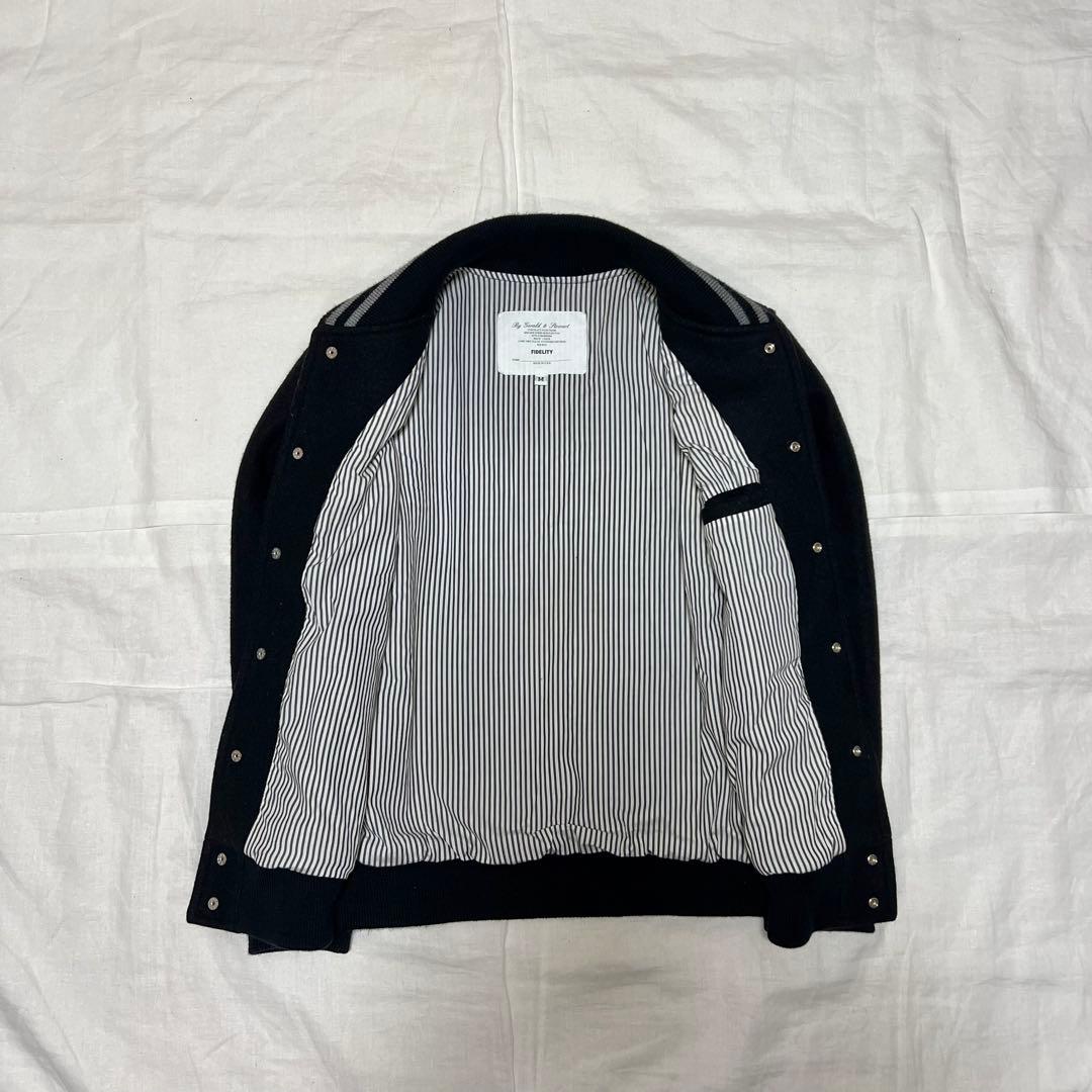 FIDELITY メルトン スタジャン 黒 M USA製 アメカジ ミリタリー