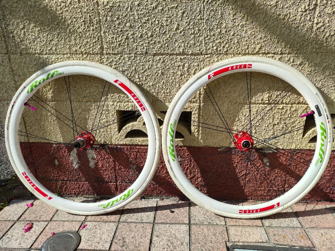 ロードバイク ロルフプリマ ares3 disc シマノフリー トリコロール