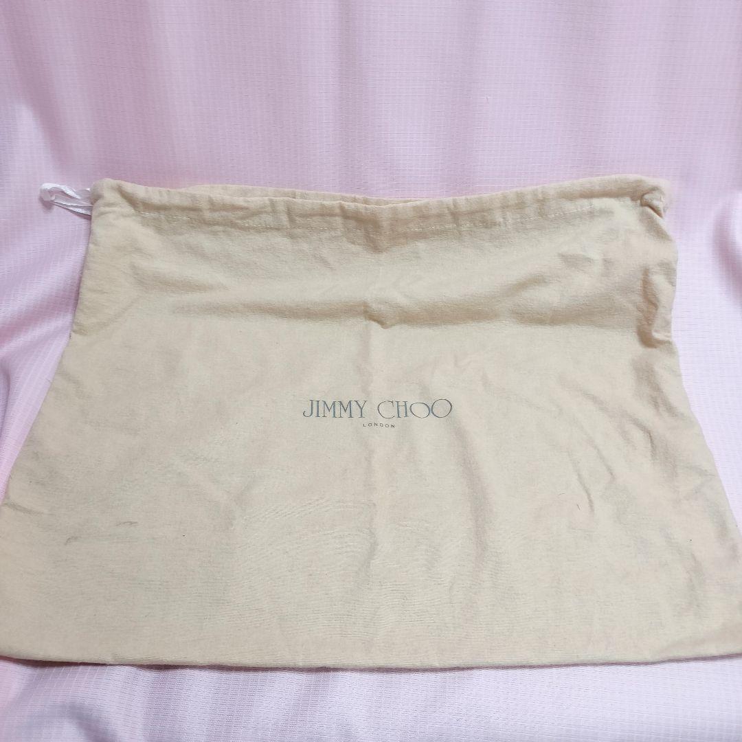 美品 JIMMY CHOO ストロー レザー トートバッグ かごバッグ 舟形