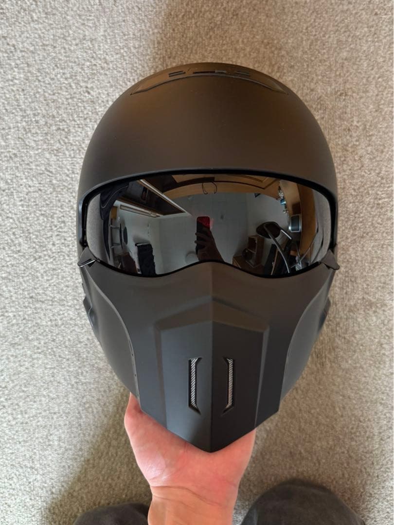 ジェットヘルメット アメリカン マットブラック