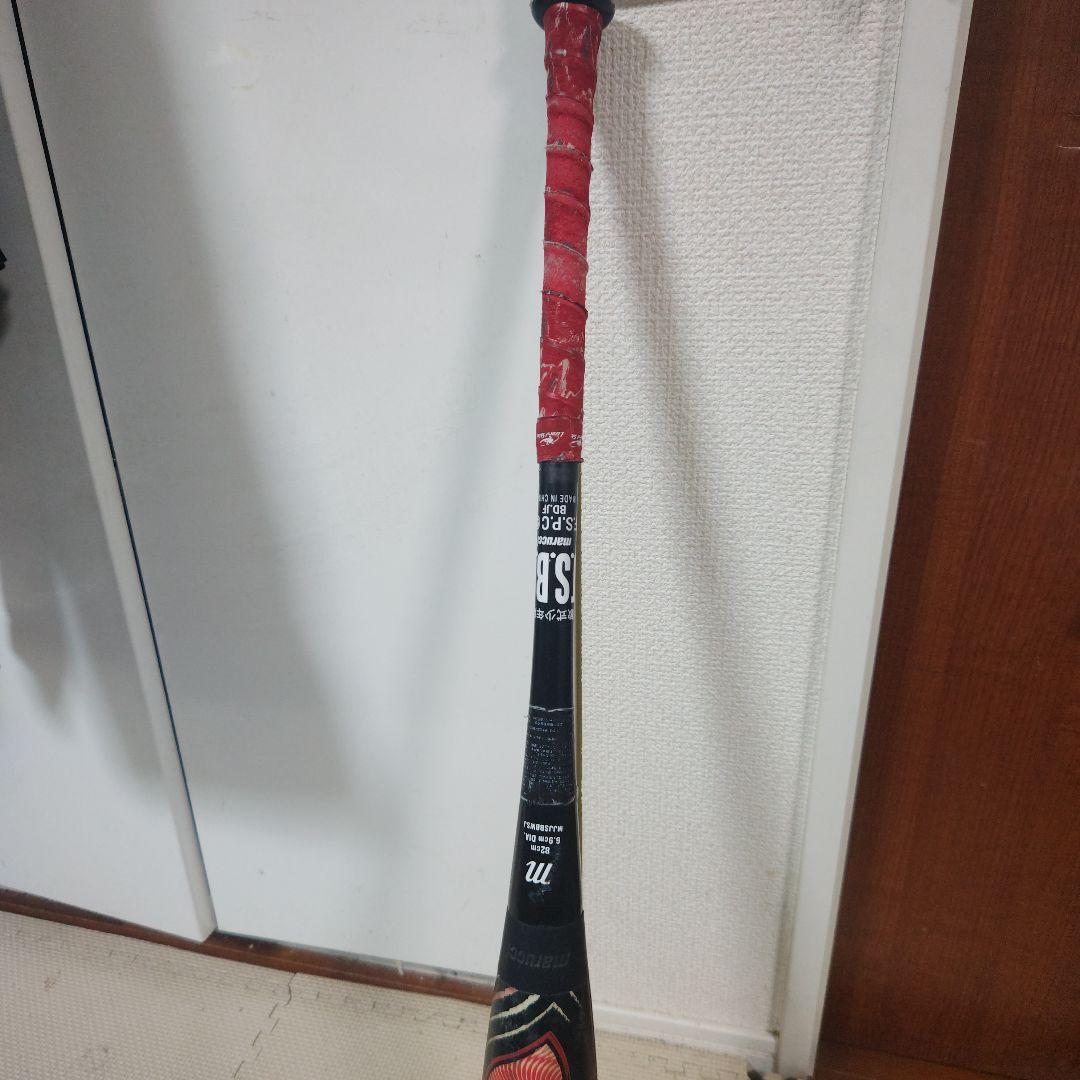 ワニクラッシャー　INNOVA 軟式バット 83 黒/赤