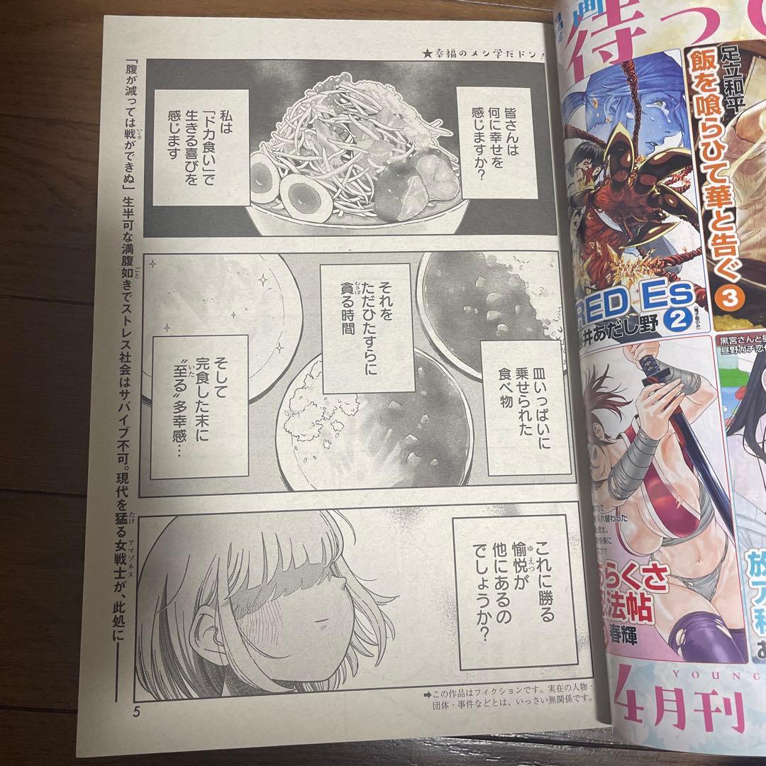 ヤングアニマルZERO ゼロ 2024年6月増刊他 ドカ食いダイスキもちづきさん