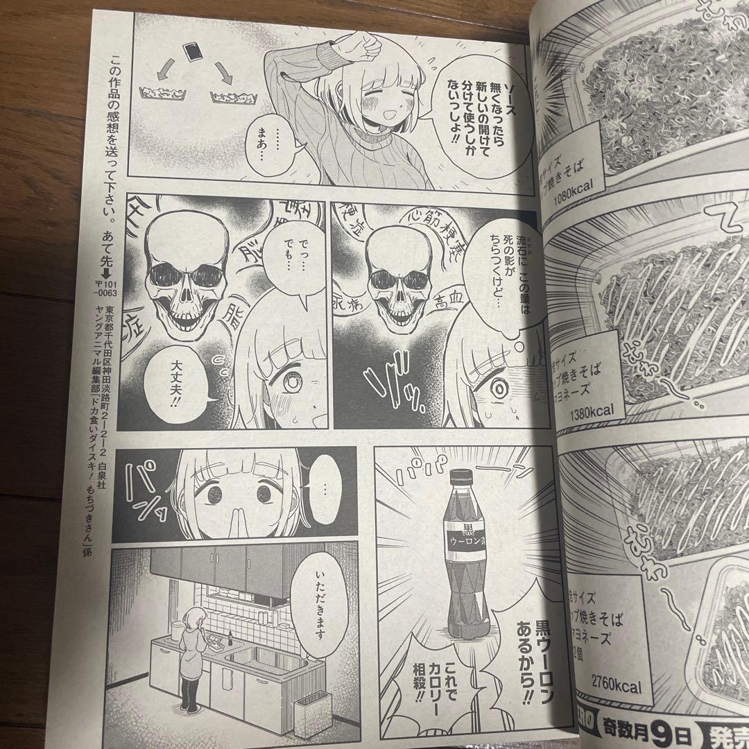 ヤングアニマルZERO ゼロ 2024年6月増刊他 ドカ食いダイスキもちづきさん