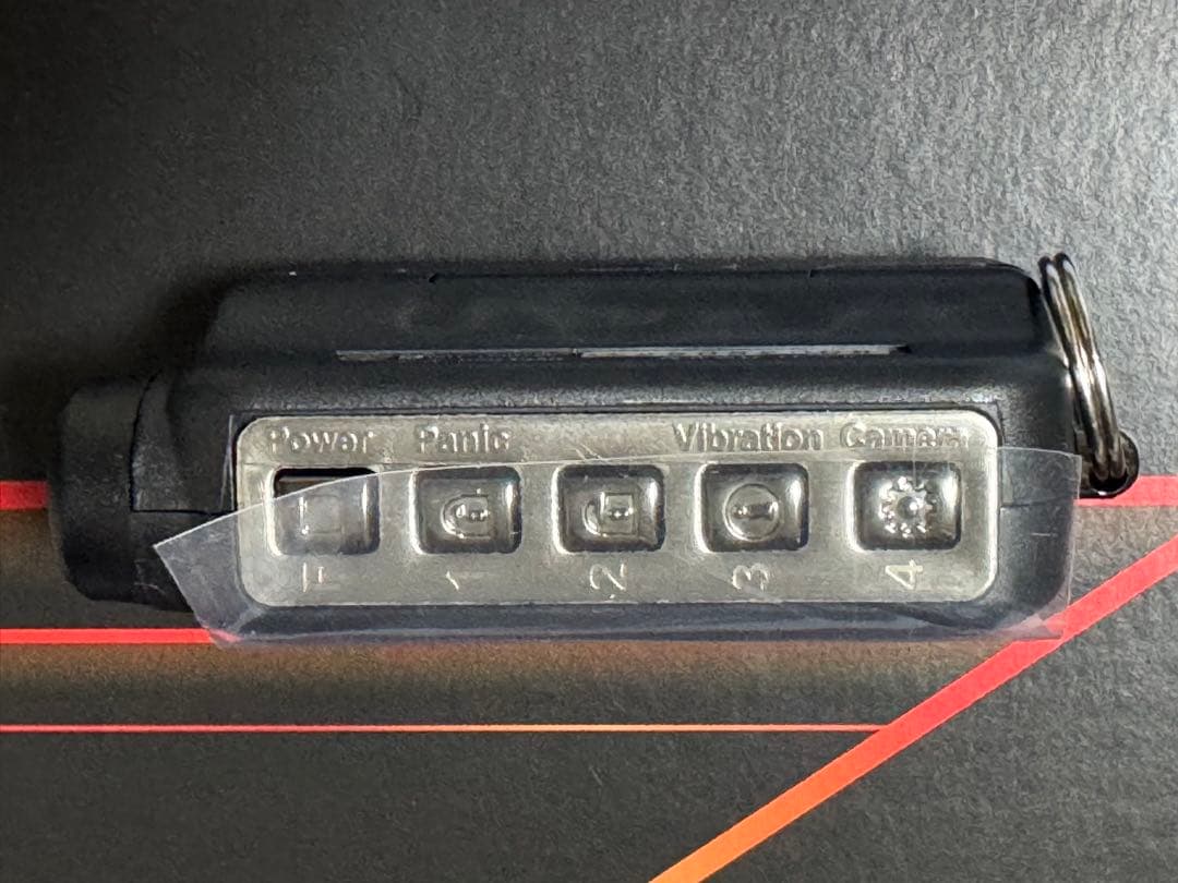 ユピテル Argus D1 アンサーバック追加液晶リモコン 5ボタン小電力電波型