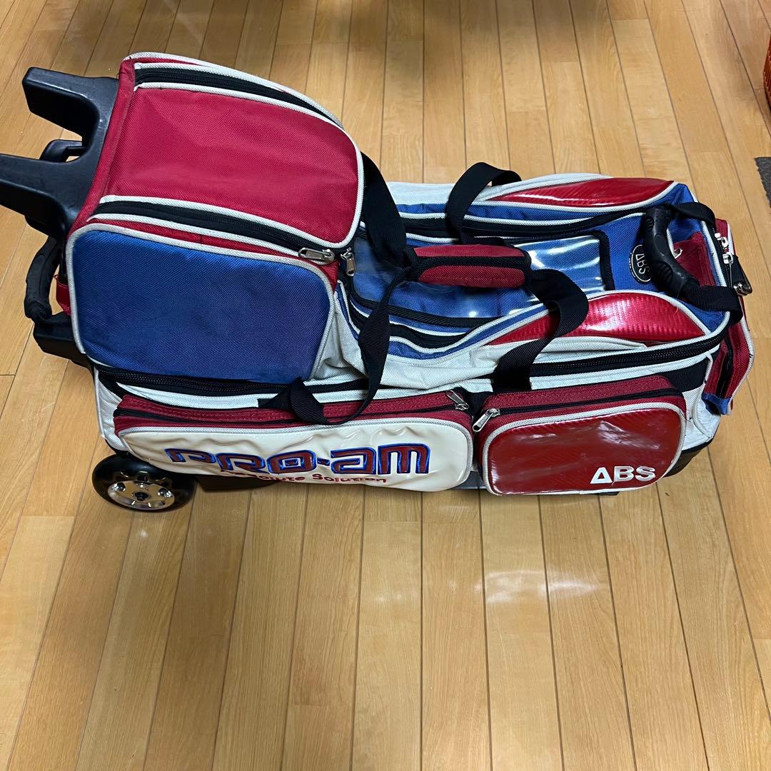 ABS PROAM ボウリングバッグ 3ボール用 キャリーバッグ ローラーバッグ