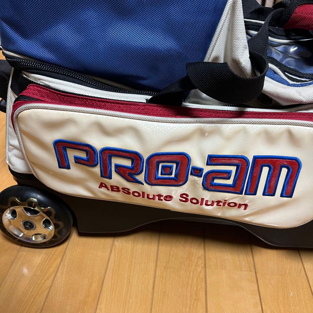 ABS PROAM ボウリングバッグ 3ボール用 キャリーバッグ ローラーバッグ