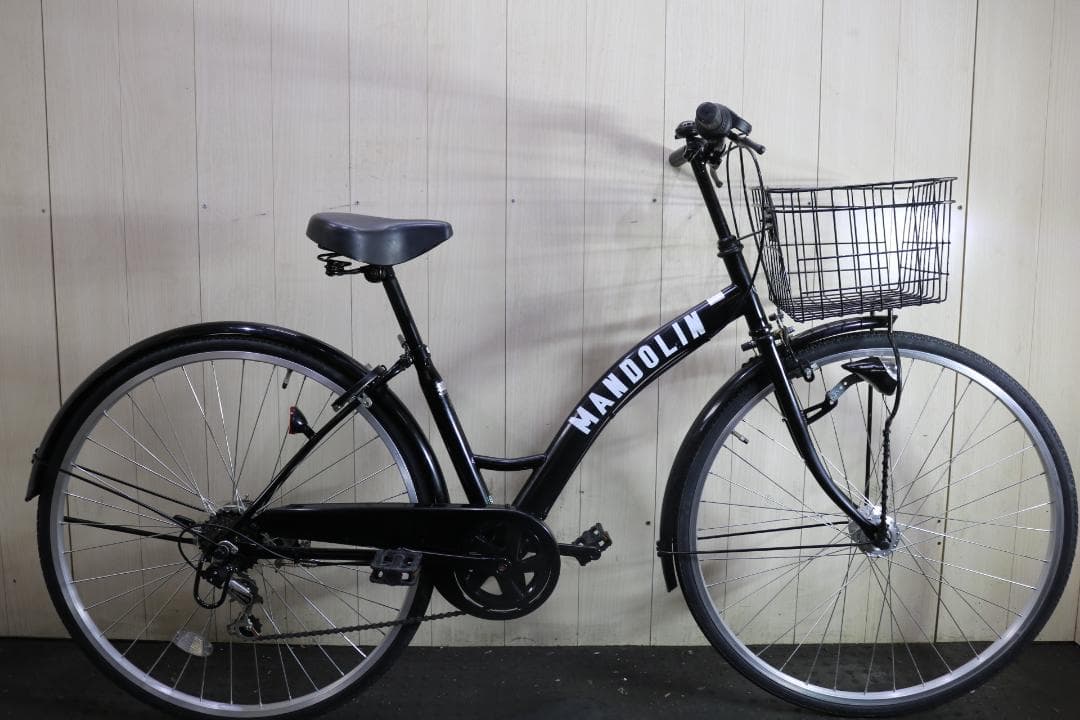 MANDOLINマンドリン 27インチ 6速 AUTO LED軽快シティークロス