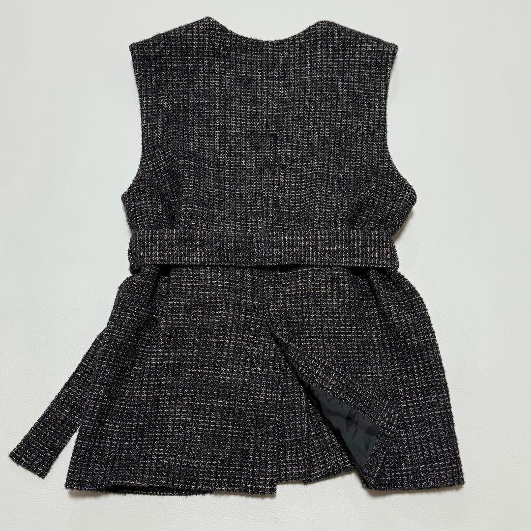 UNITED ARROWS ループツイード ジレ ベスト アルパカ混