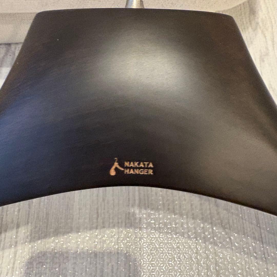 NAKATA HANGER AUT-03 黒木製ハンガー 3本セット