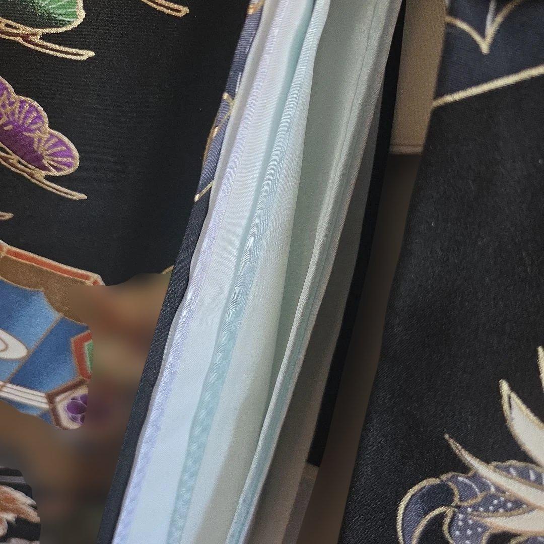 1-9　　 正絹　男の子お祝い着物　長襦袢付き　産着　七五三　未使用