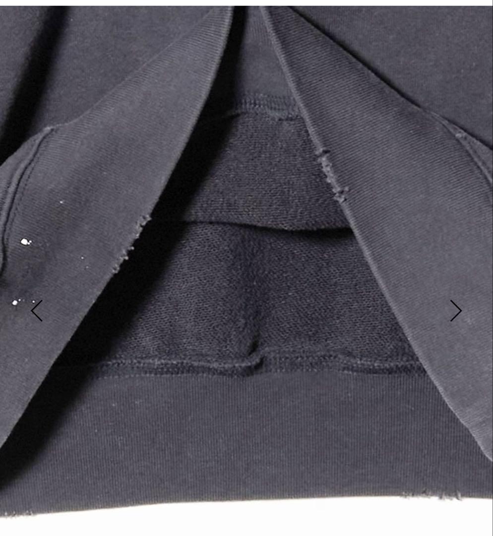 ＜6(ROKU)＞ダメージ ペイント スウェット プルオーバー