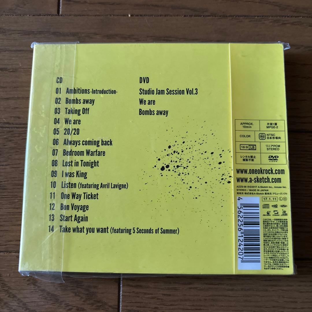 ONE OK ROCK CD・DVDセット Ambitions