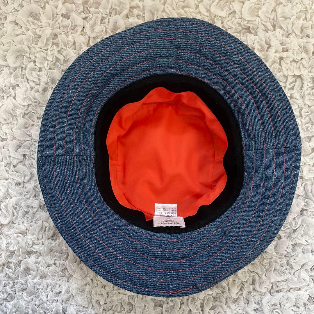美品　ビビアンウエストウッド　デニム　バケットハット　完売品　S〜Mサイズ