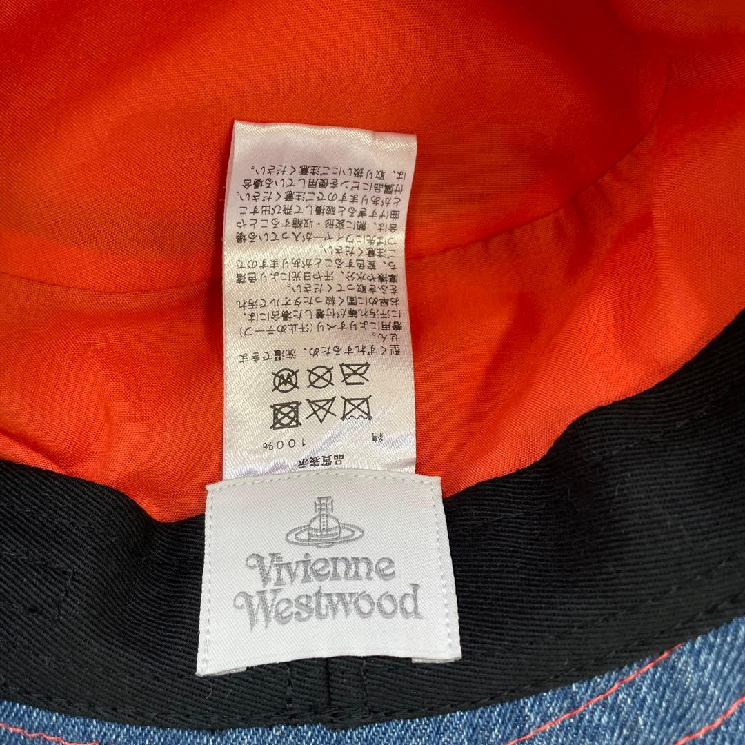 美品　ビビアンウエストウッド　デニム　バケットハット　完売品　S〜Mサイズ