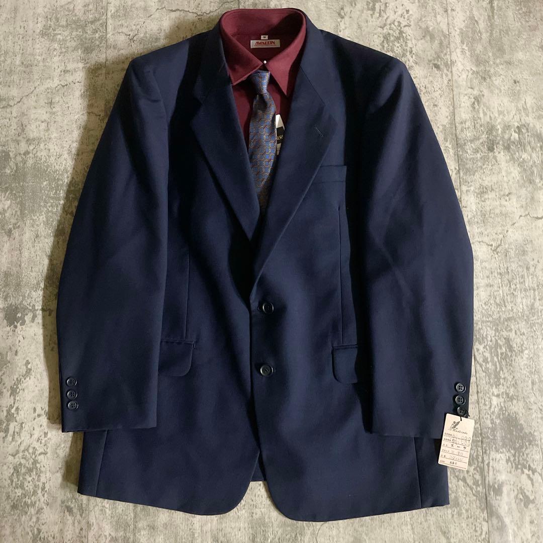 未使用 OLD GUCCI & HUGO BOSS ネクタイ コーデ 濃紺スーツ