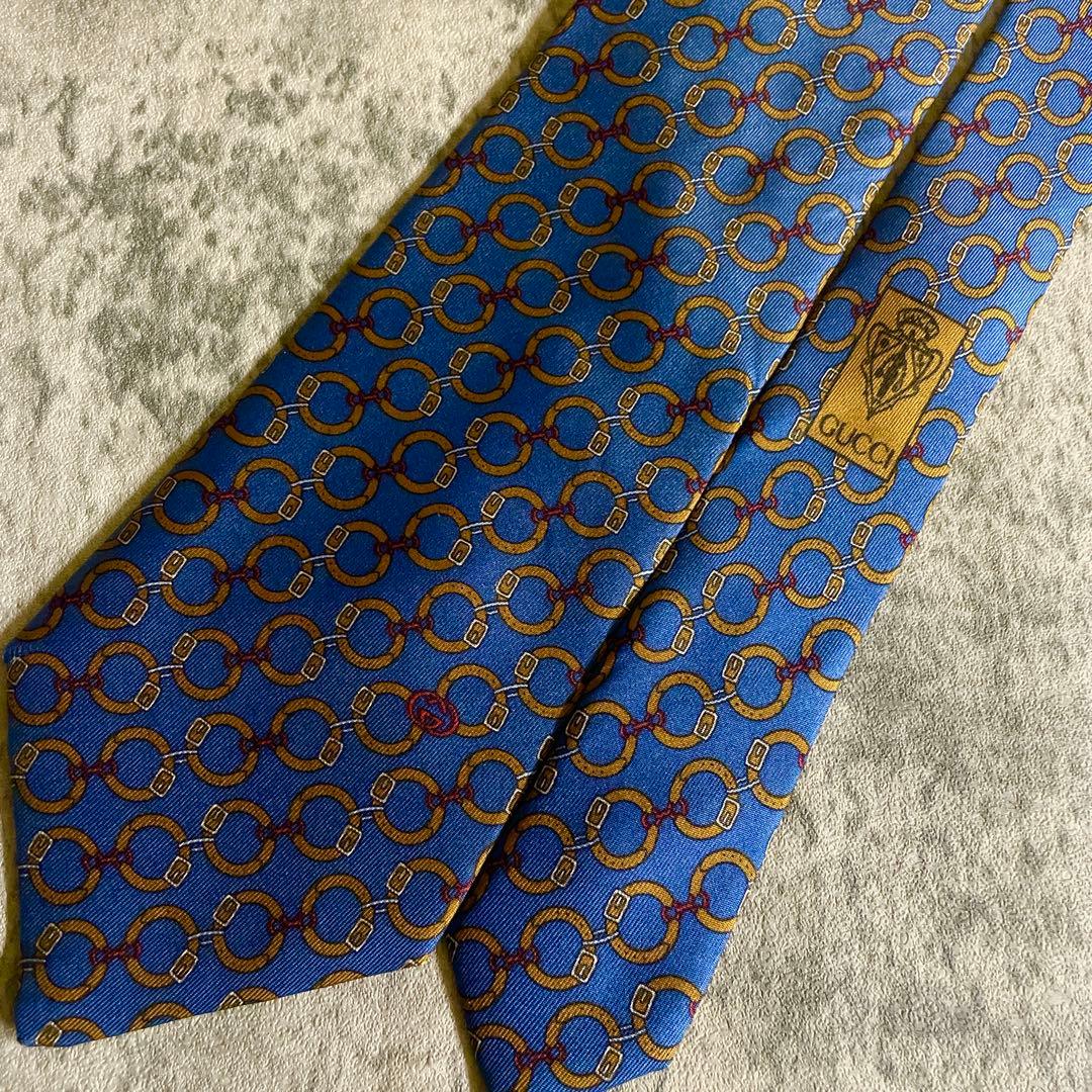 未使用 OLD GUCCI & HUGO BOSS ネクタイ コーデ 濃紺スーツ