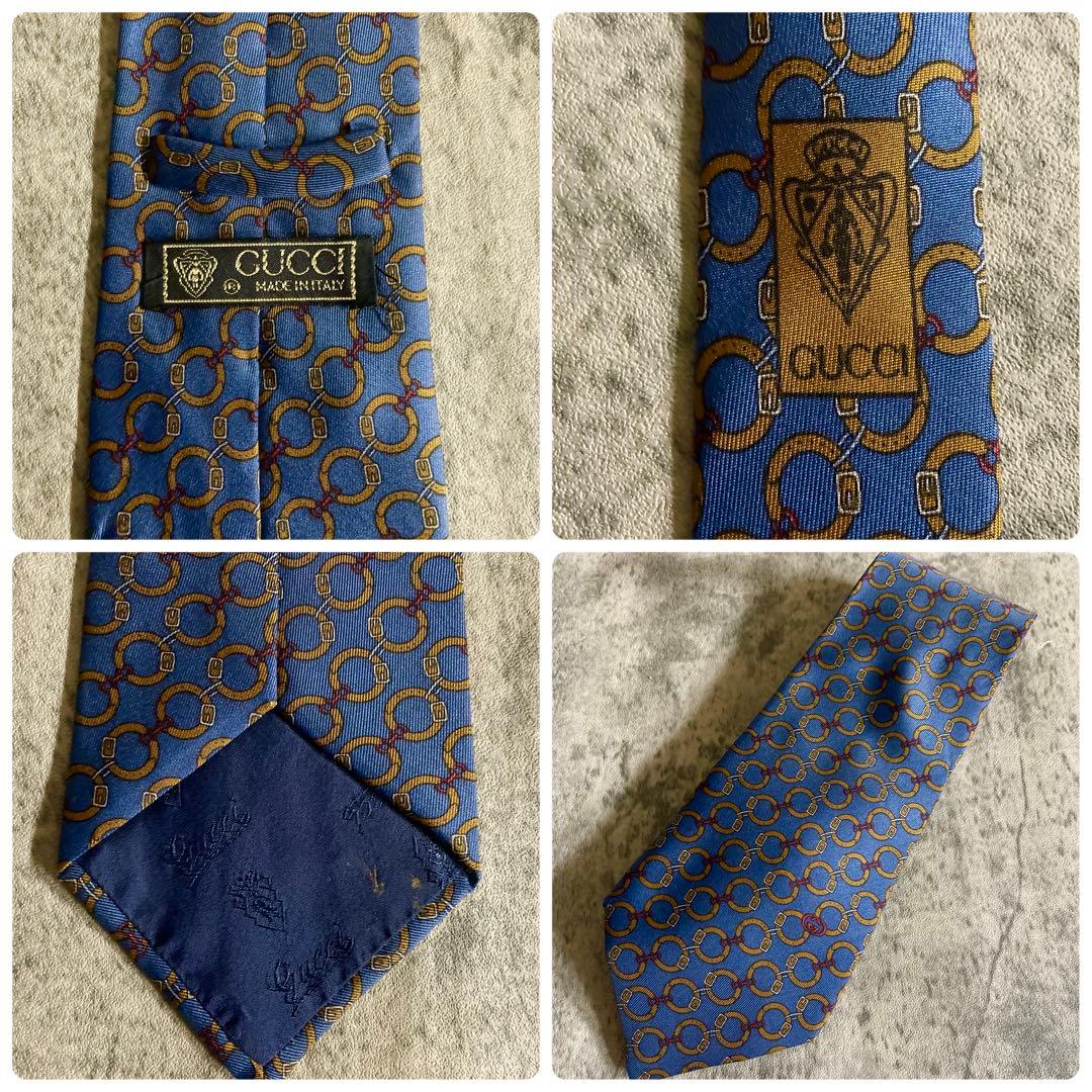 未使用 OLD GUCCI & HUGO BOSS ネクタイ コーデ 濃紺スーツ