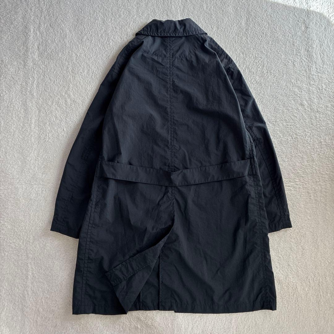 美品 ダントン Bshop ナイロンタフタ ステンカラーコート 撥水 レディース
