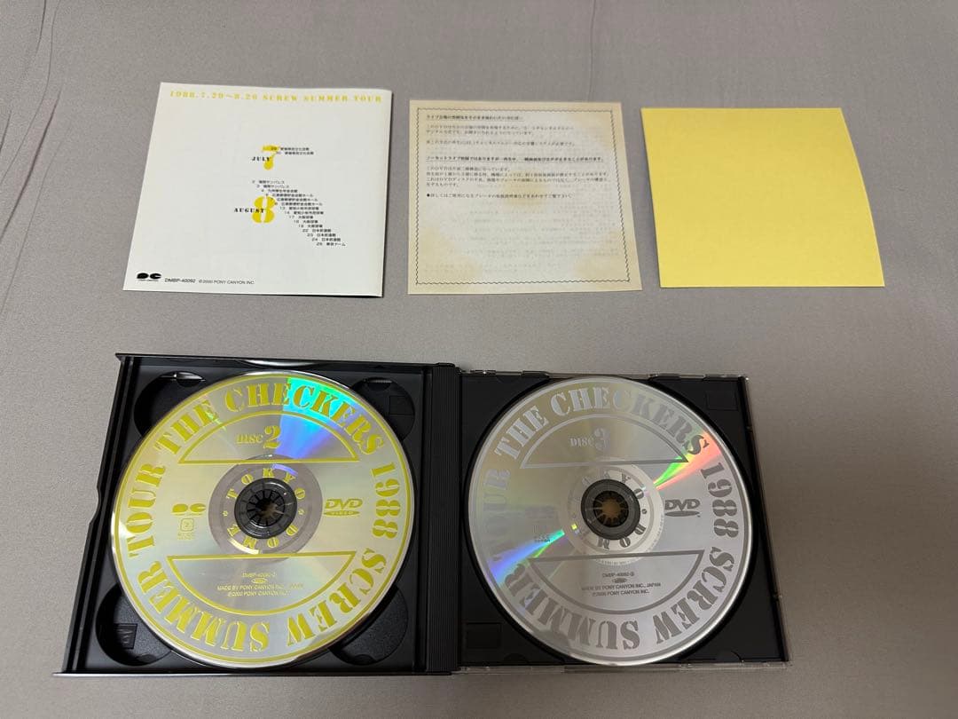 チェッカーズ 1988 SCREW SUMMER TOUR DVD